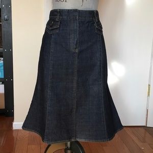 Theory Denim Skirt